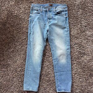 MOTHER The Scrapper High Waist Ankle Jeans (Camera Obscura) 29